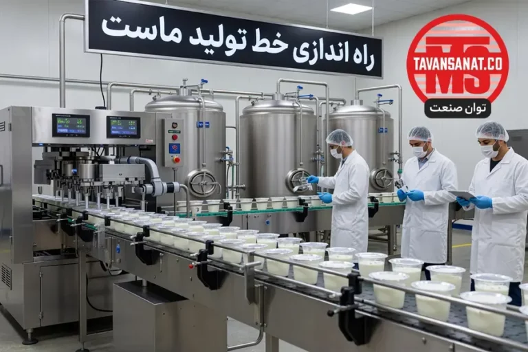راه اندازی خط تولید ماست